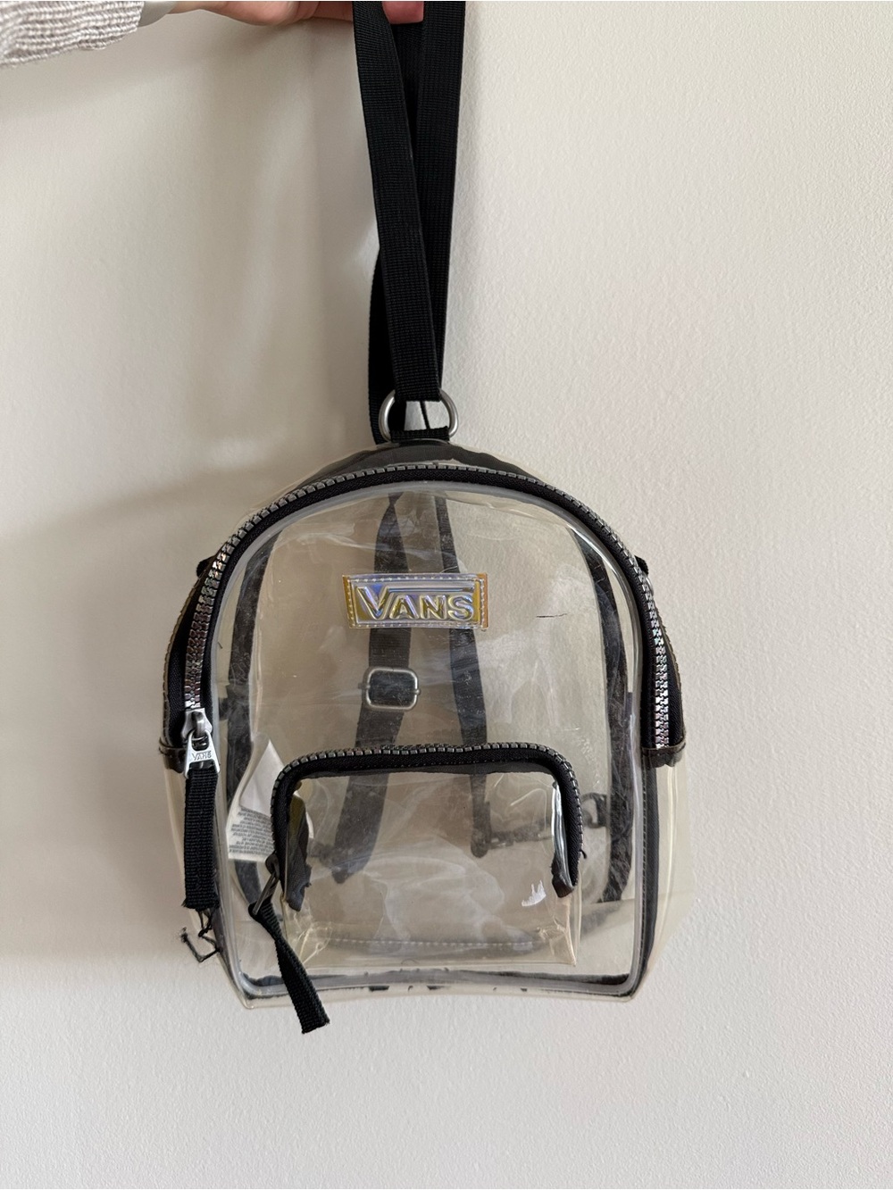 Vans Clear Mini Backpack/Purse